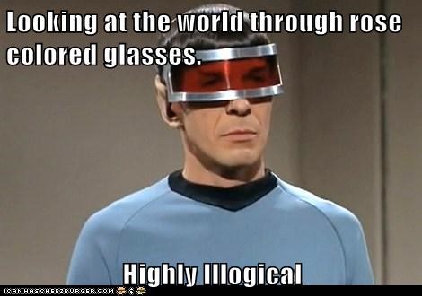 rose colored glasses
